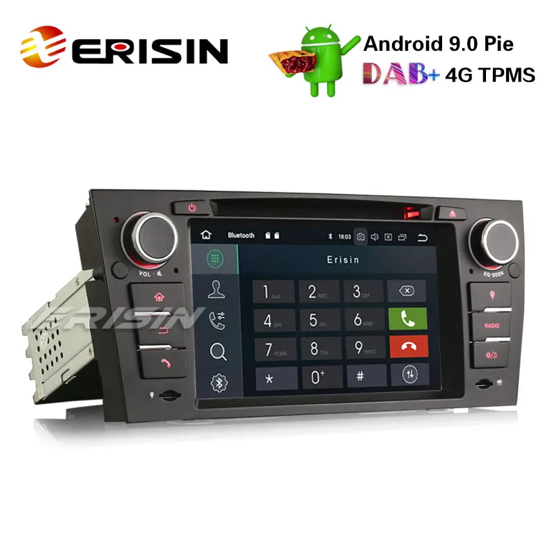 Erisin ES4867B 7 &quotAndroid 9 0 Pie OS автомобильный стерео DVD CD DAB + GPS Navi для BMW E90 Saloon E92 Touring E93