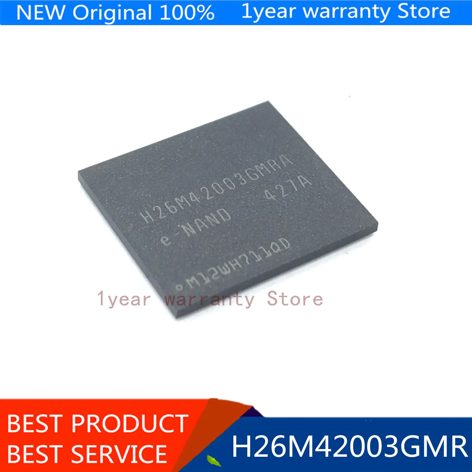 

(1PCS) (2PCS) (5PCS) (10PCS) 100% new original H26M42003GMR BGA EMMC Memory chip 8G