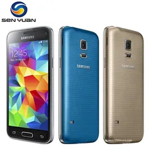 Разблокированный мобильный телефон samsung Galaxy S5 mini G800F 4," Android четырехъядерный 1,5 ram 16GB rom 8.0MP