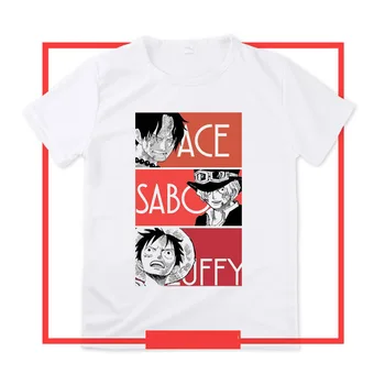 

One Piece T-Shirt Luffy Straw Hat Japanese Anime T-Shirts O-neck women man cosplay
