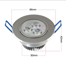 9 Вт 12 Вт 15 Вт Светодиодный светильник с регулируемой яркостью теплый белый Природа Белый утопленный Светодиодный точечный светильник AC85-265V украшение потолочная лампа
