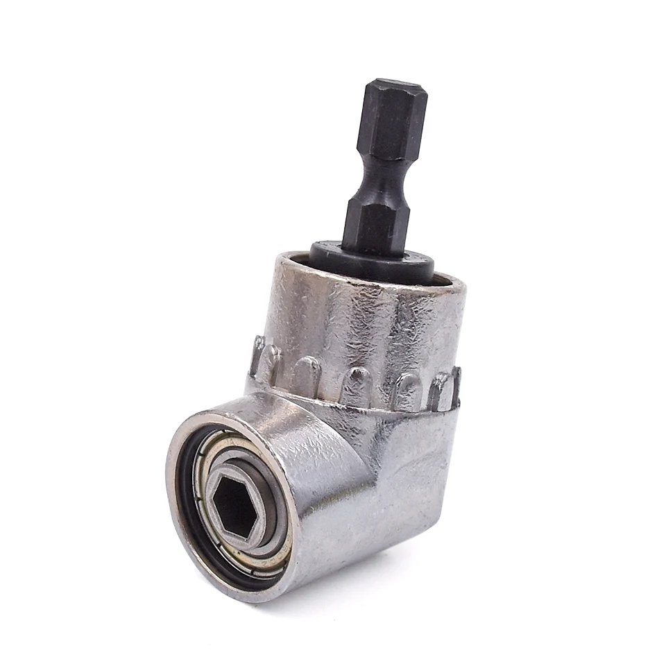 105 Degree Angle Screwdriver Adapter 1/4" Hex Shank Screwdriver Bits