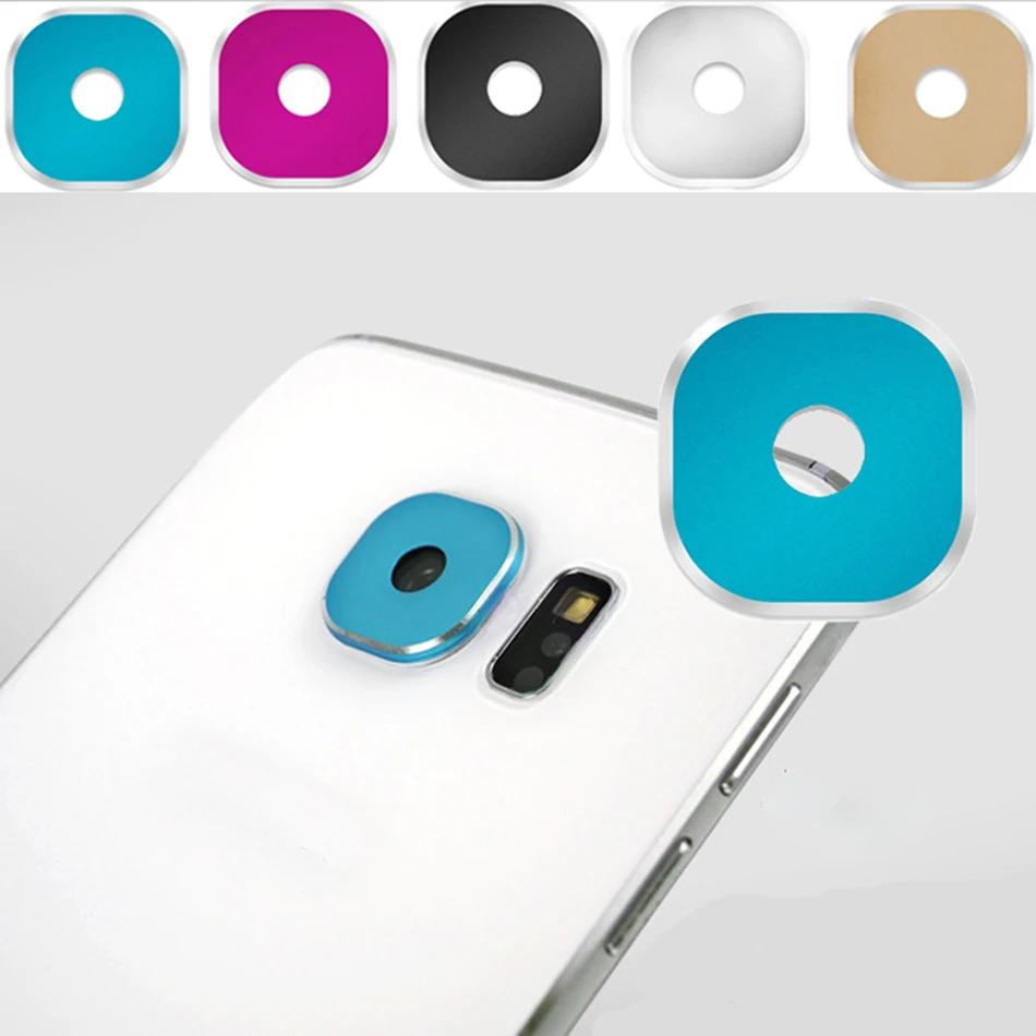 2Pcs/lot Aluminum Metal Rear Camera Lens Protective Ring Guard Circle