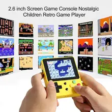 2,6 дюймовый экран портативная игровая консоль, геймпад Ностальгический детский Ретро игровой плеер Поддержка MicroUSB TV-OUT 3,5 мм гарнитура