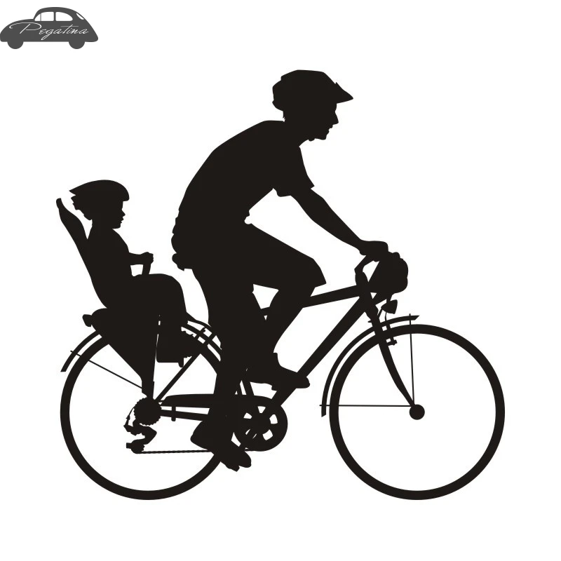 Pegatina Kid Boy Bike Sticker Bicycle Cycling Car Decal Posters Vinyl Wall Decor Mural Sticker
