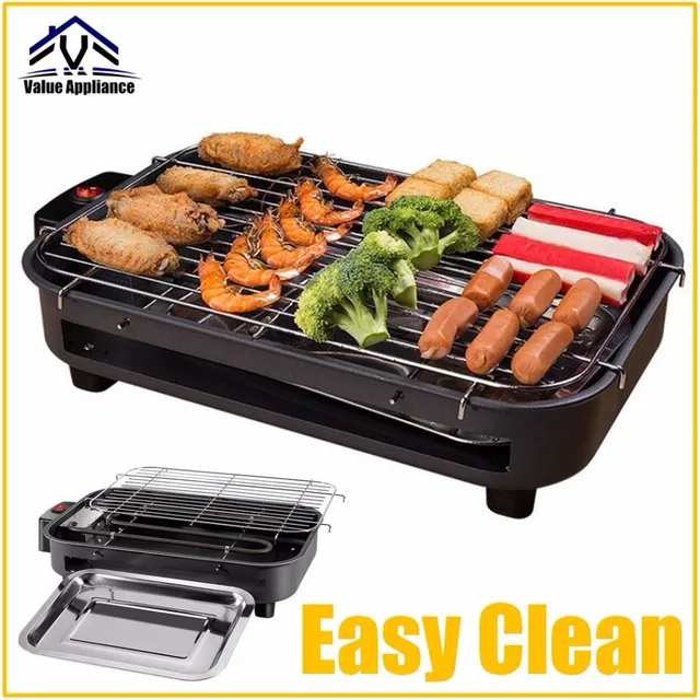 Ful Electric Barbecue Tabletop Grill For Hiking Garden Camping Ful Electric Barbecue Tabletop Grill For Hiking Garden Camping Picnic Bbq Griddles With Oil Collect Plate
