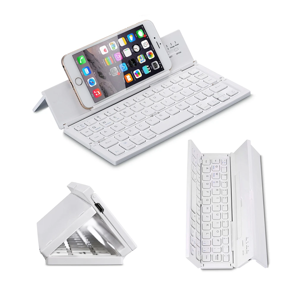 Беспроводная Bluetooth клавиатура для планшетов Складная складная клавиатура для IOS Andriod microsoft мобильный телефон Ipad клавиатура