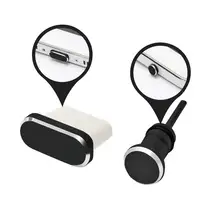 Пылезащитная заглушка набор type-C зарядный порт 3,5 мм разъем для наушников Аксессуары для сотового телефона металлический резиновый разъем для наушников A20