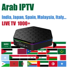 2019 no yearly fee smart iptv subscription Asia Arabic french italia indian europe Japan 900+ Channels android tv box