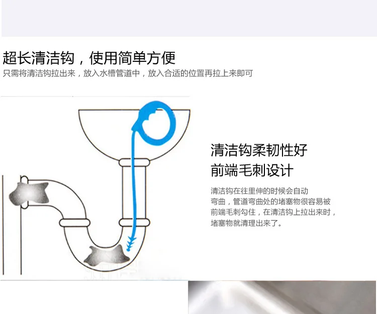 Кухня змеиная раковина ванна сосновый очиститель Слива Ванная комната Душ Toliet медленное удаление забивания волос инструмент канализационная затычка в ванную комнату чистящий крючок