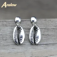 Anslow брендовые Новые товары в форме морской раковины серьги-гвоздики для женщин оптом дешевая цена простые пляжные милые серьги подарок LOW0128AE
