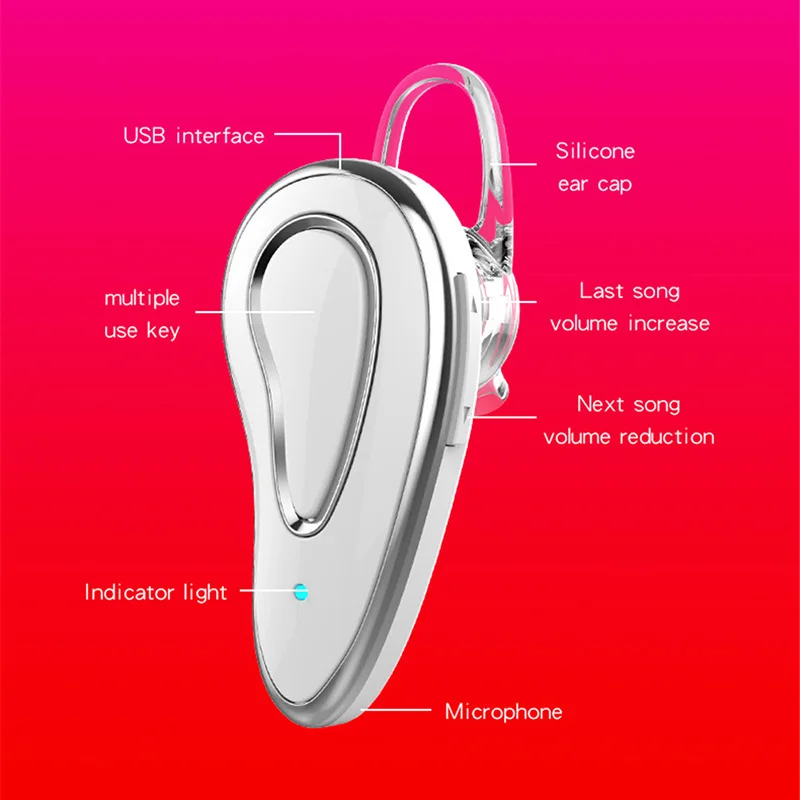 D9 Mini Stereo Bluetooth Headset wireless V5 0 Bluetooth Handsfree headphones earphone Universal for iphone Samsung all phones