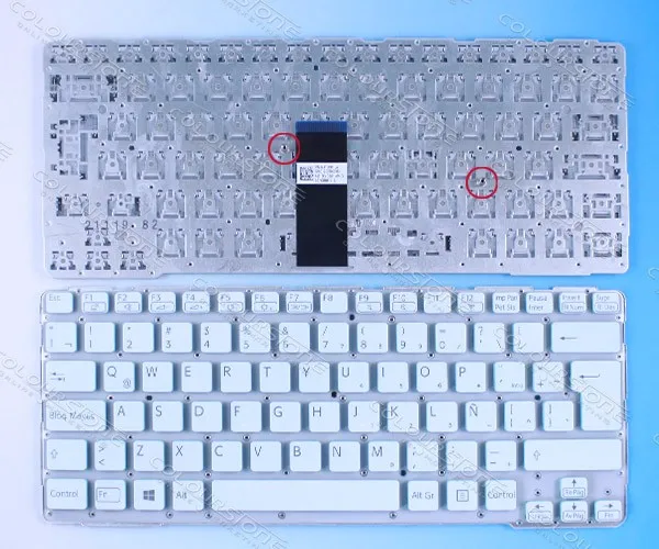 SONY SVE14A LAPTOP KEYBOARD LA WHITE TECLADO  FOR NOTEBOOK (3)