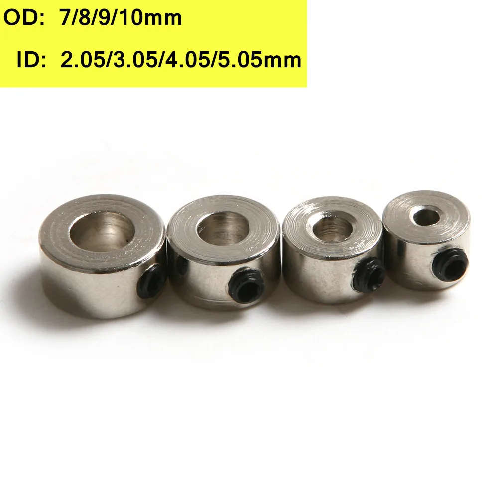 

1pc ID 2.05/3.05/4.05/5.05 mm Metal Bushing Axle Stainless Steel Shaft Sleeve Screw OD 7/8/9/10 mm Motor DIY Tool