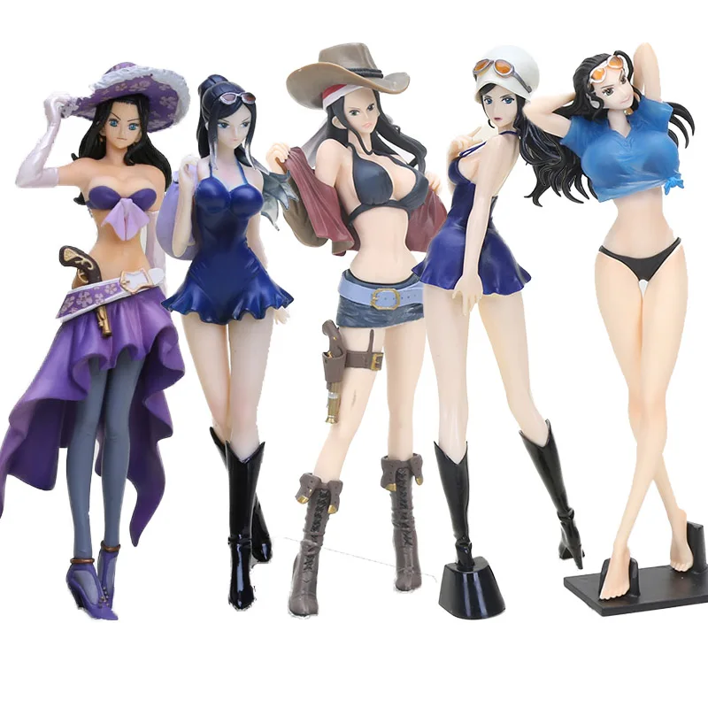 

Anime One Piece Film Gold Glitter&glamours Nico Pirate Ver Flag PVC Action Figure Grandline Lady Girl Collectible Doll toy