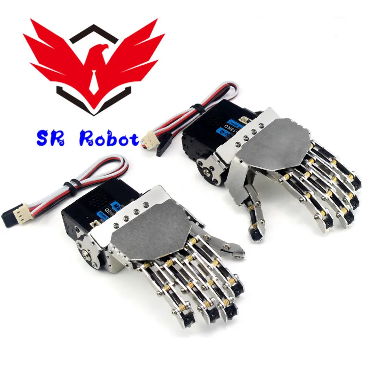 

Robot Hand Five Fingers Paw Claw Talon For Metal Manipulator Arm Mini Bionic Hand Humanoid Robot Arm Gripper Car Accessoriy toy