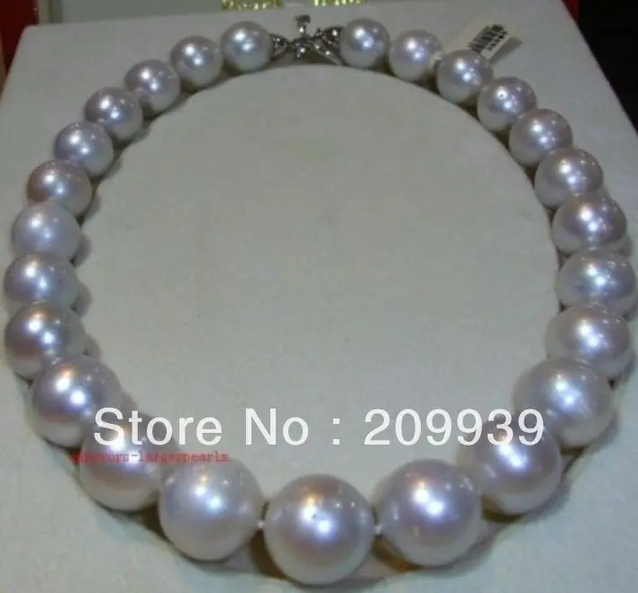 

huij 001115 18mmTOP HUGE AUSTRALIAN SOUTH SEA WHITE PEARL NECKLACE