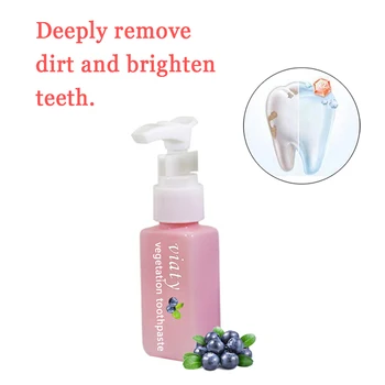 

Stain Remover Whitening Toothpaste Anti Bleeding Gums Press Type Fresh Toothpaste KM88