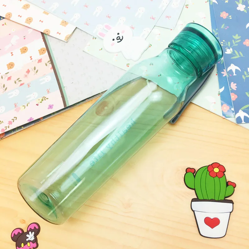 Портативная пластиковая бутылка для воды 500 мл|shaker water bottle|bottle bpa freewater bottle free |