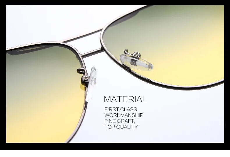 HINDFIELD новые мужские поляризованные солнцезащитные очки для ночного вождения бренд желтый линзы ночное видение защитные водительские очки уменьшить блики