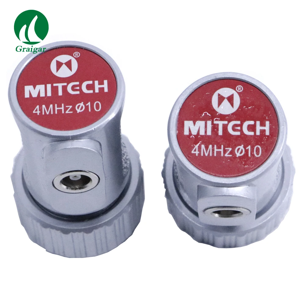 

MITECH 4 МГц 10 мм датчик прямого луча ультразвуковой дефектоскоп 2 шт./лот