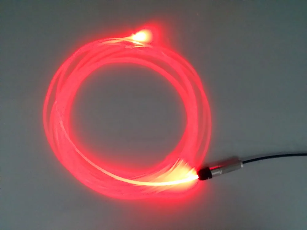 Mini 3W CREE LED light engine for optical fiber cable;DC12V input;single color