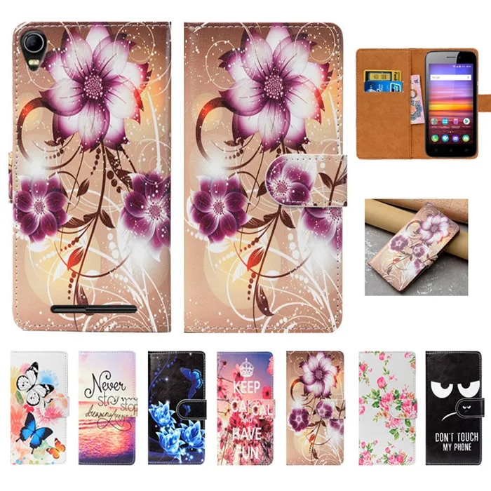 

For BQ BQ-4583 Fox Power Case High Quality Pu Leather 4.5" Print Flip Wallet Case Back Cover Book Case For BQ BQ-4583 Fox Cases