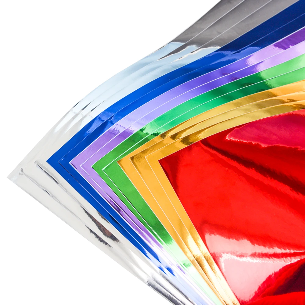 12x12 chrome mirror self adhesive vinyl sheets13 sheets for cricut
