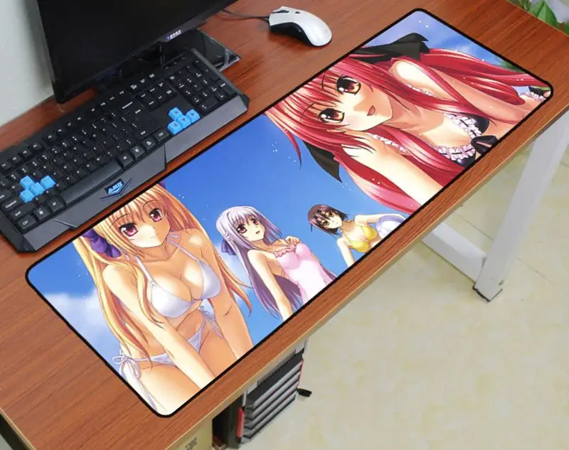 Школьный коврик для мыши dxd 90x30 см персональный компьютерный ноутбука игровой