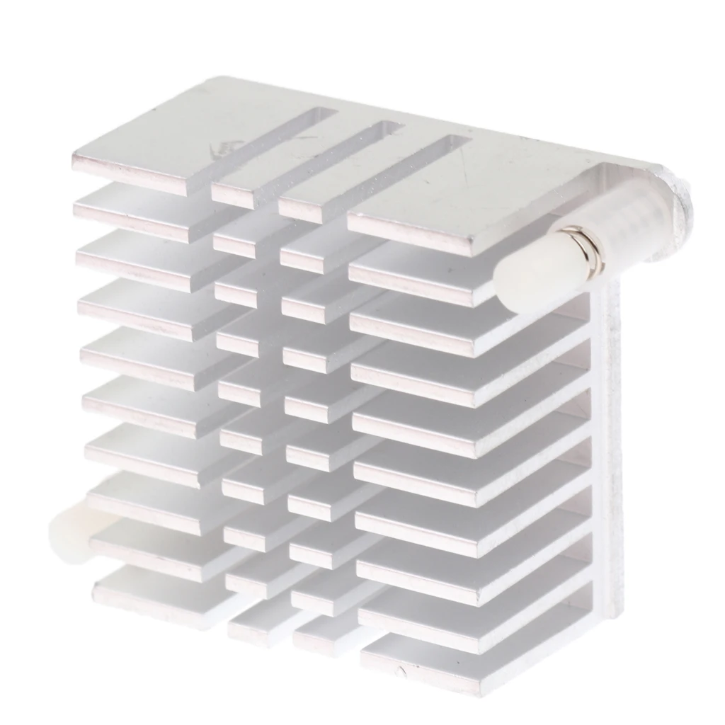Aluminium Heat Sink North South Bridge Electronic Radiator 40*38*19mm Silver