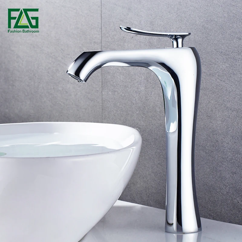 ﻿Buy FLG Bathroom Single Handle Basin Faucet Sink Faucet Chrome Deck