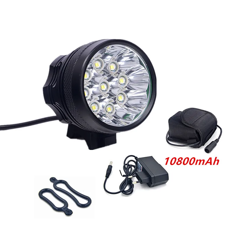 Top Bicycle lights bycicle light 9 LED 12000lm Rechargeable 18650 Battery cycling light bike led luces bicicletas bike lamp 0 Top Bicycle lights bycicle light 9 LED 12000lm Rechargeable 18650 Battery cycling light bike led luces bicicletas bike lamp 0