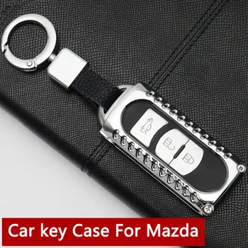 

2/3 Buttons Car Zinc Alloy Key Chain Cover Case Keychain Housing For Mazda 2 3 5 6 8 CX-5 M6