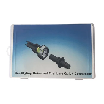 

Car styling Universal Fuel Line Quick Connector SAE 1/4" 5/16" 3/8" Quick Adapter Repair Kits total 50pcs