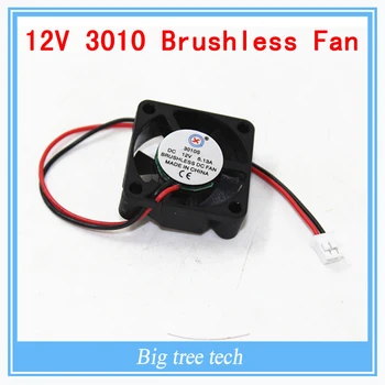 High quality 3010s 30MM 30 x 30 x 10MM 12V 2Pin DC Cooler Small Cooling Fan FOR 3D PRINTER PART with free shipping