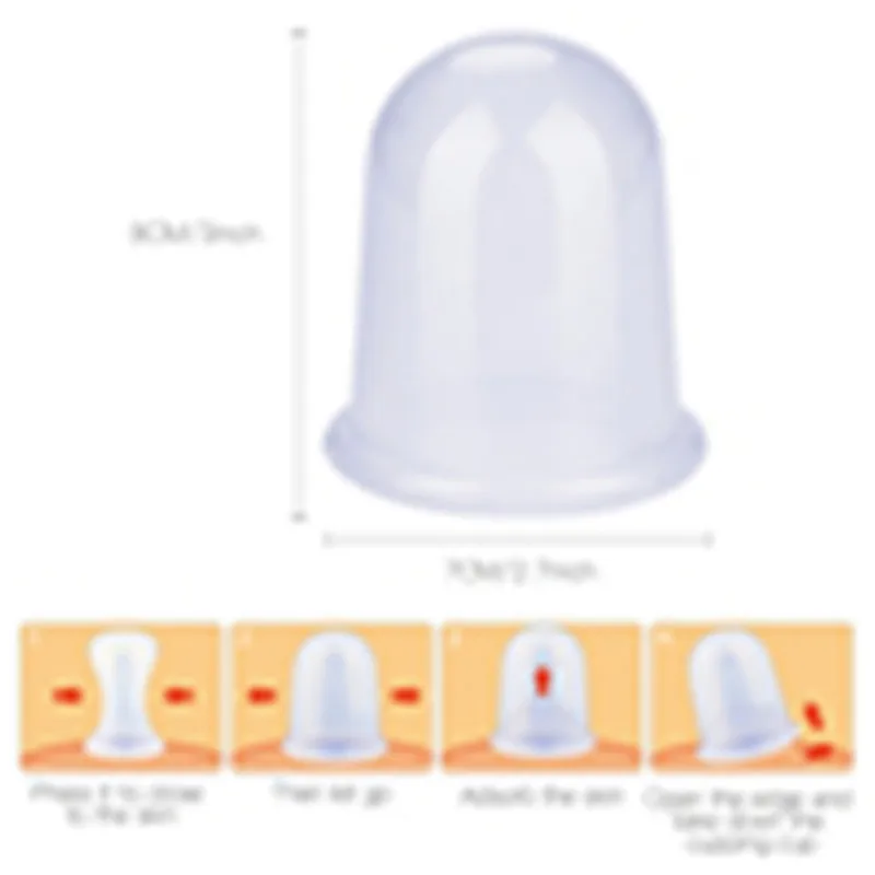 2 Pcs/Set Large Chinese Cupping Therapy Sets Silicone Cups Body Massage Cupping Slimming Acupuncture Machine Therapy Health 2 Pcs/Set Large Chinese Cupping Therapy Sets Silicone Cups Body Massage Cupping Slimming Acupuncture Machine Therapy Health