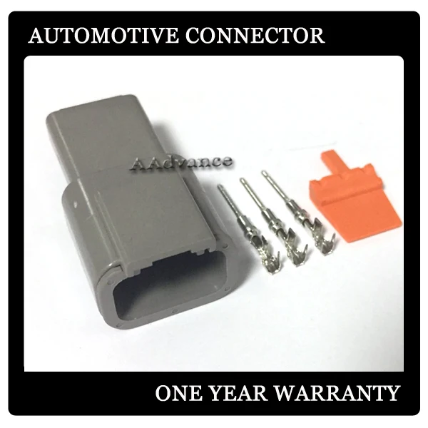 

DTM Male 3 Way Electrical Automotive Connectors DTM04-3P ATM04-3P