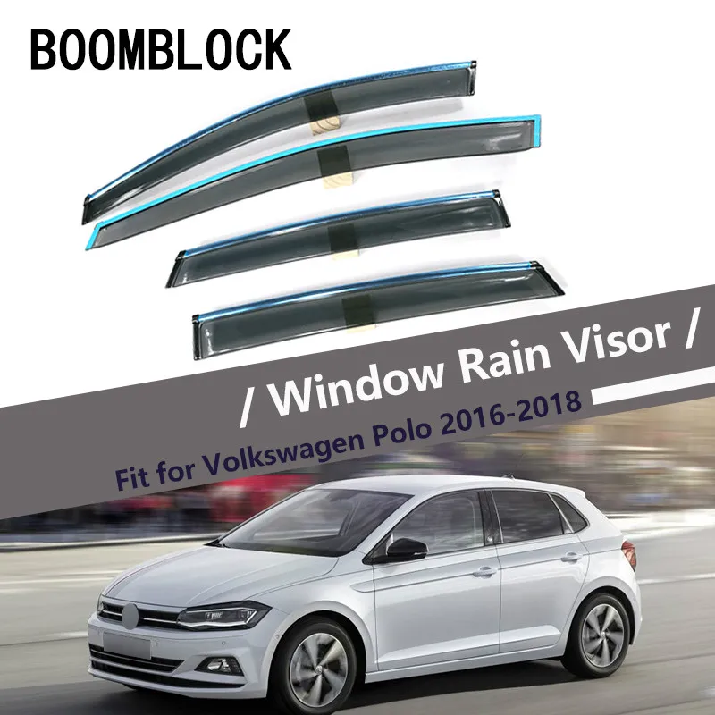 Высокое качество 4 шт. дым окно дождевой козырек для VW Polo Хэтчбек 2013 2012 2011 дефлекторы аксессуары