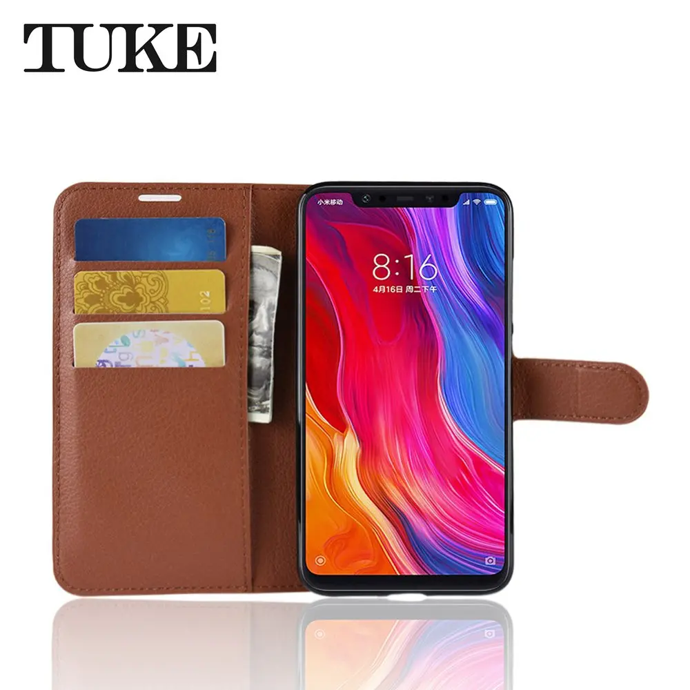Откидной кожаный чехол TUKE для Xiaomi Mi 8 Redmi Note Pro кошелек телефона Huawei P20 P30 Lite P Smart Z 2019