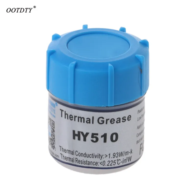 

OOTDTY 15g HY510 CPU Thermal Grease Compound Paste Heat Conductive Silicone Paste