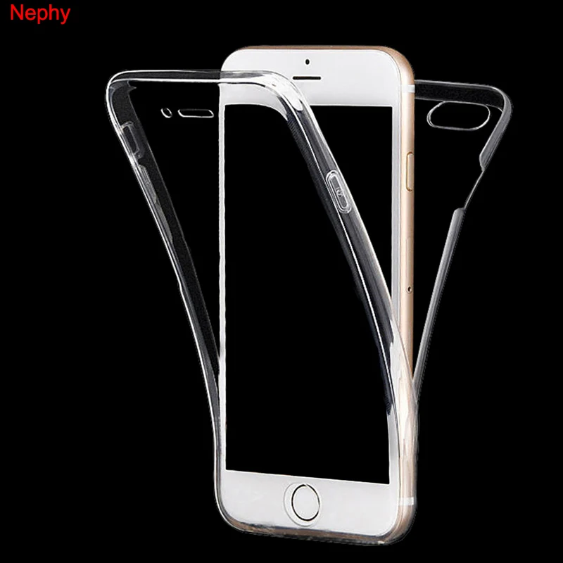 Прозрачный мягкий чехол Nephy для iPhone 6 S 5 5S SE 5SE X 8 7 Plus 6Plus 8Plus Силиконовый ТПУ сотовый