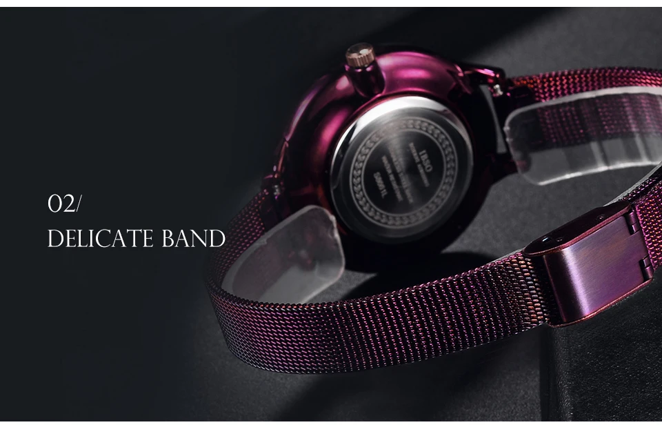 IBSO Brand Women Fashion Watch 2018 Mesh Strap Watch Female Watch 12