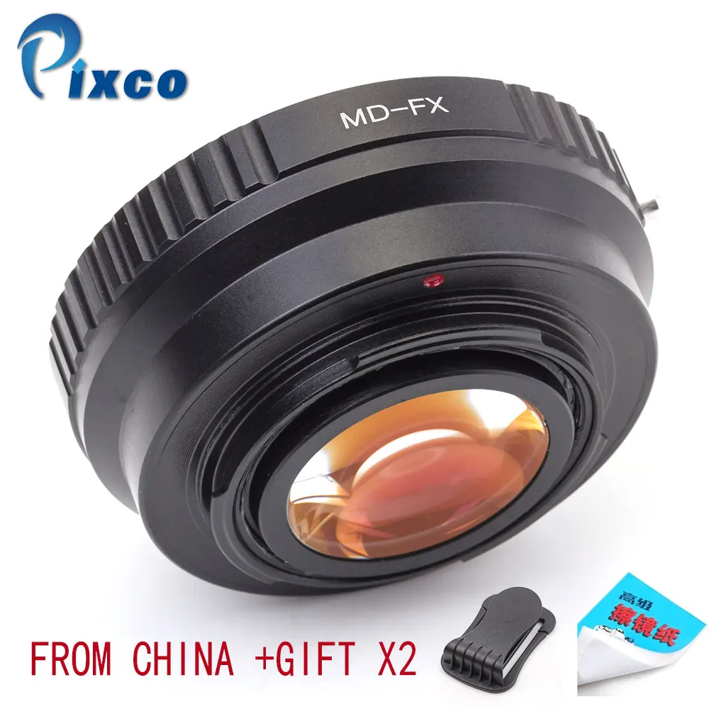 Cena Pixco MD FX reduktor ogniskowy wzmacniacz prędkości, garnitur dla Minolta MD obiektyw do aparatu Fujifilm X A5 X A20 X A10 X A3 X A2