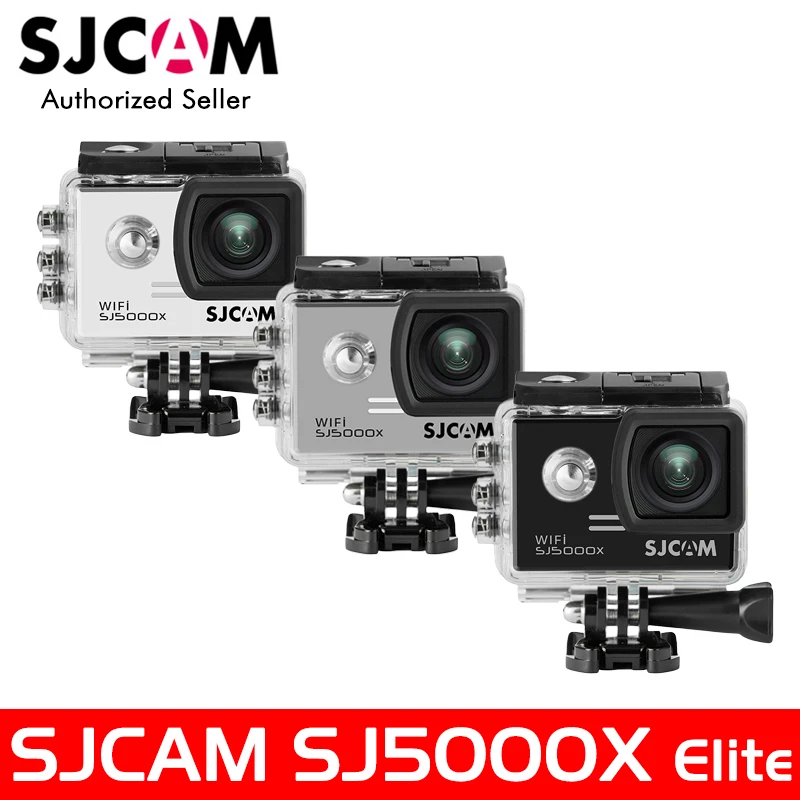 

SJCAM SJ5000X Elite WiFi 4K 24fps 2K30fps Gyro Sports DV 2.0 LCD NTK96660 Diving 30m Waterproof Action Camera Optional Package