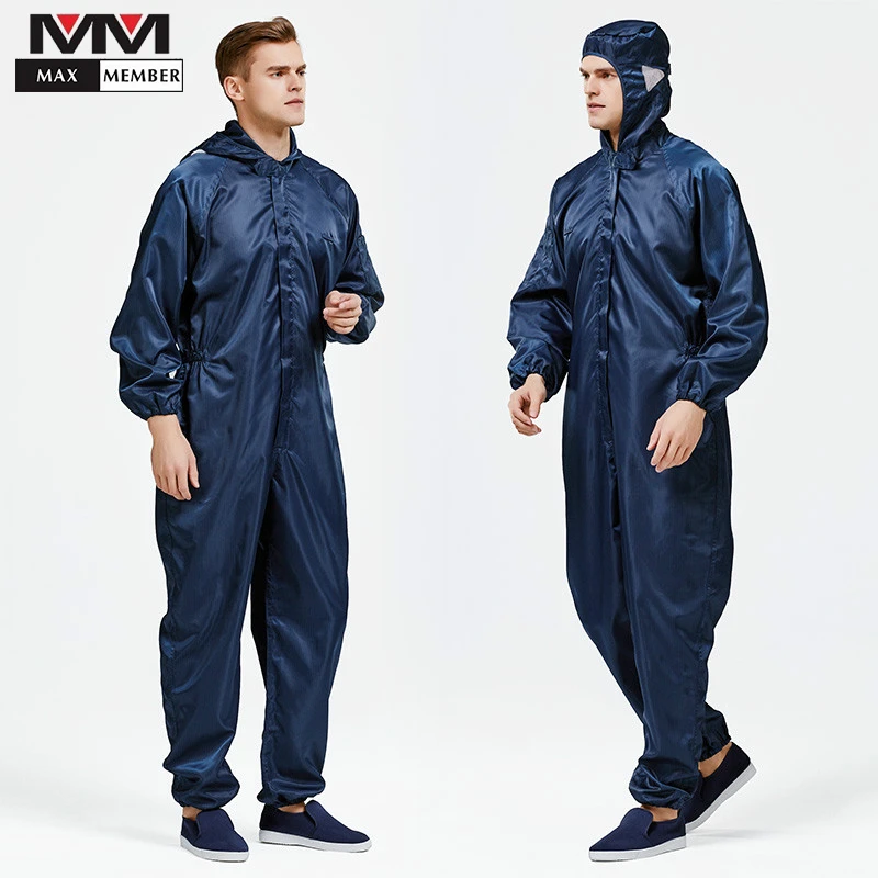 High Quality Anti-static Jumpsuit Summer Dust-free Workshop Uniforms Men's Food Factory Dust Laboratory Protective Clothing |