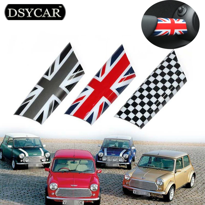

DSYCAR 2pcs/set Car Interior Car-styling Door Handle Sticker Door Handle Protection Film For BMW Mini Cooper R55/R56/R57/R58