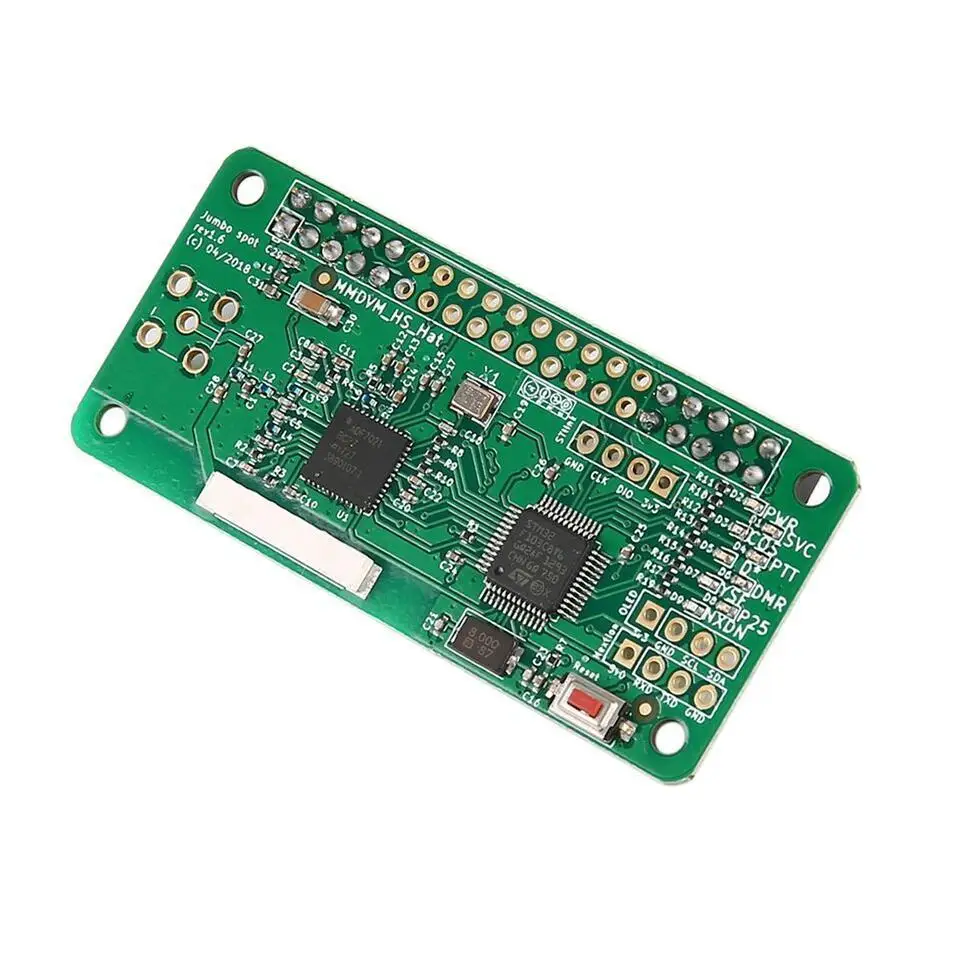 2019 V1.7 Jumbospot UHF VHF UV MMDVM точка доступа для P25 DMR YSF DSTAR NXDN Raspberry Pi Zero 3B + оригинальная TCXO + Встроенная антенна