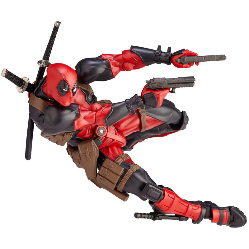 Yamaguchi Revoltech Deadpool NO.001 Action Figure Collectible Toy For Kids