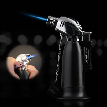 

Butane Inflatable Welding Torch Windproof Lighter Metal Spray Gun Gas Lighter Outdoor Barbecue Point Charcoal Point Cigar