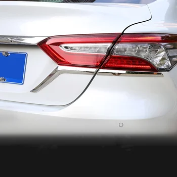 

WELKINRY car cover For Toyota Camry XV70 2018 Daihatsu Altis ABS chrome rear tail lamp light taillight eyelid trunk boot trim